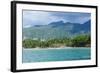 Sandy Beach in Front of the Entrance to the New Wonder of the World and UNESCO World Heritage Site-Michael Runkel-Framed Photographic Print