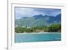 Sandy Beach in Front of the Entrance to the New Wonder of the World and UNESCO World Heritage Site-Michael Runkel-Framed Photographic Print