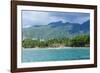 Sandy Beach in Front of the Entrance to the New Wonder of the World and UNESCO World Heritage Site-Michael Runkel-Framed Photographic Print