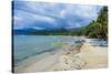 Sandy Beach in Front of the Entrance to the New Wonder of the World-Michael Runkel-Stretched Canvas