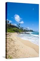 Sandy Beach on Kapaa Beach Park on the Island of Kauai, Hawaii, United States of America, Pacific-Michael Runkel-Stretched Canvas