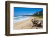 Sandy Beach on Kapaa Beach Park on the Island of Kauai, Hawaii, United States of America, Pacific-Michael Runkel-Framed Photographic Print