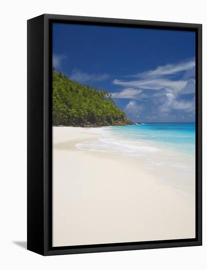 Sandy Beach, Seychelles, Indian Ocean, Africa-Papadopoulos Sakis-Framed Stretched Canvas