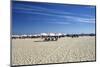 Sandy Beach with Umbreallas, Cape May, New Jersey-George Oze-Mounted Photographic Print
