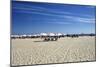 Sandy Beach with Umbreallas, Cape May, New Jersey-George Oze-Mounted Photographic Print