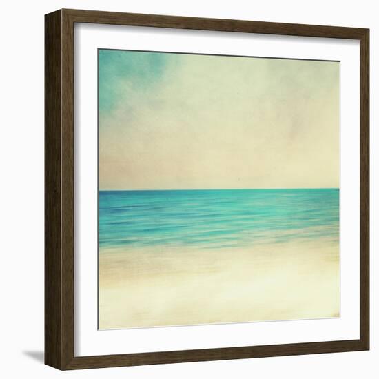 Sandy Beach.-Malija-Framed Art Print