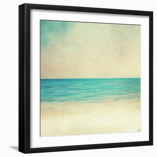 Sandy Beach.-Malija-Framed Art Print