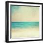 Sandy Beach.-Malija-Framed Art Print