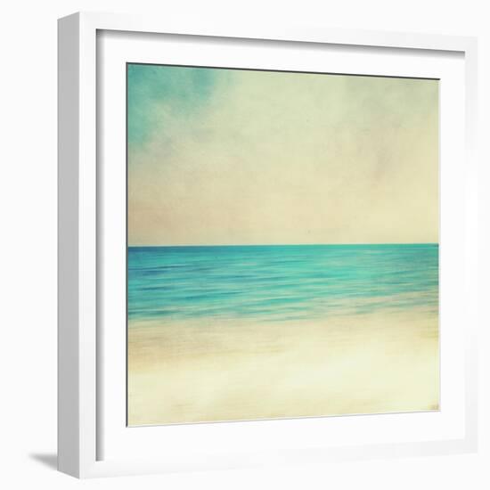 Sandy Beach.-Malija-Framed Art Print