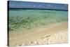 Sandy Beachfront View, Goff Caye, Belize-Cindy Miller Hopkins-Stretched Canvas