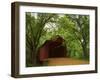 Sandy Creek Covered Bridge, Jefferson County, Missouri, USA-Charles Gurche-Framed Premium Photographic Print