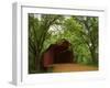 Sandy Creek Covered Bridge, Jefferson County, Missouri, USA-Charles Gurche-Framed Premium Photographic Print