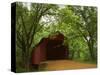 Sandy Creek Covered Bridge, Jefferson County, Missouri, USA-Charles Gurche-Stretched Canvas