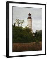 Sandy Hook Lighthouse-David Knowlton-Framed Premium Giclee Print