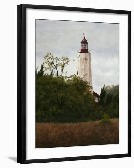 Sandy Hook Lighthouse-David Knowlton-Framed Premium Giclee Print