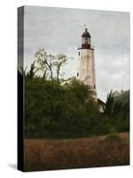 Sandy Hook Lighthouse-David Knowlton-Stretched Canvas