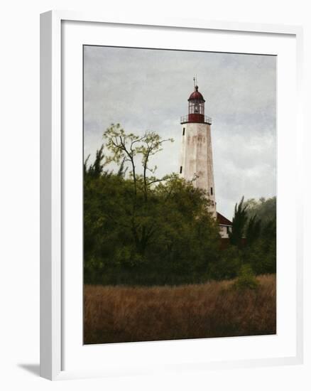 Sandy Hook Lighthouse-David Knowlton-Framed Giclee Print