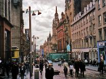 Travel Trip Glasgow Shopping-Sandy Kozel-Stretched Canvas