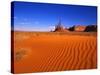 Sandy Landscape in Monument Valley-Robert Glusic-Stretched Canvas