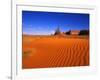 Sandy Landscape in Monument Valley-Robert Glusic-Framed Photographic Print