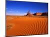 Sandy Landscape in Monument Valley-Robert Glusic-Mounted Photographic Print