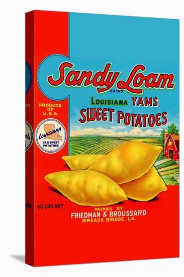 Sandy Loam Louisiana Yams-null-Stretched Canvas