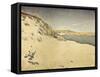 Sandy Ocean Beach-Paul Signac-Framed Stretched Canvas