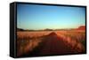 Sandy Road Going to A Farm-watchtheworld-Framed Stretched Canvas