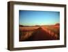 Sandy Road Going to A Farm-watchtheworld-Framed Photographic Print