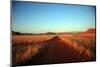 Sandy Road Going to A Farm-watchtheworld-Mounted Photographic Print