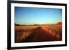 Sandy Road Going to A Farm-watchtheworld-Framed Photographic Print
