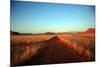 Sandy Road Going to A Farm-watchtheworld-Mounted Photographic Print