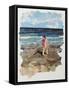 Sandy Shore-Kirstie Adamson-Framed Stretched Canvas