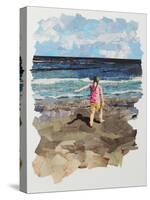 Sandy Shore-Kirstie Adamson-Stretched Canvas
