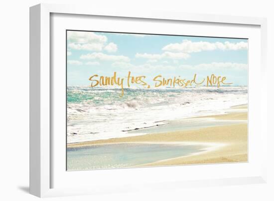 Sandy Toes, Sunkissed Nose-Bruce Nawrocke-Framed Art Print