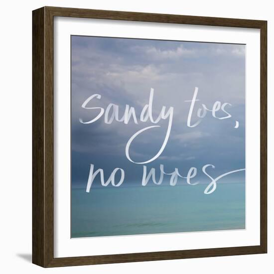 Sandy Toes-Susan Bryant-Framed Art Print