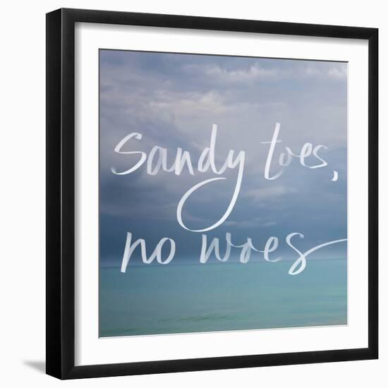 Sandy Toes-Susan Bryant-Framed Art Print