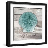 Sandy Toes-Diane Stimson-Framed Art Print