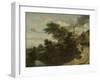 Sandy Track in the Dunes-Jacob Isaacksz Van Ruisdael-Framed Art Print