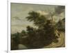 Sandy Track in the Dunes-Jacob Isaacksz Van Ruisdael-Framed Art Print