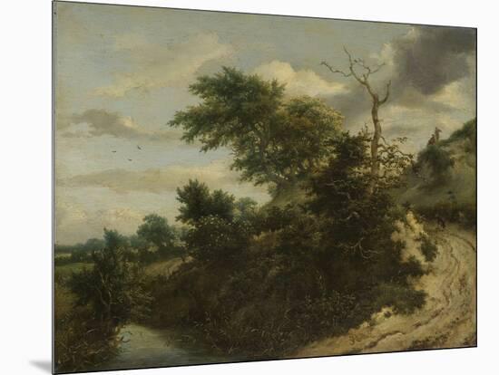 Sandy Track in the Dunes-Jacob Isaacksz Van Ruisdael-Mounted Art Print