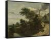 Sandy Track in the Dunes-Jacob Isaacksz Van Ruisdael-Framed Stretched Canvas