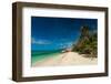 Sandy tropical beach on the Indian Ocean. Anse Source d 'Argent Beach, La Digue Island, Seychelles.-Sergio Pitamitz-Framed Photographic Print