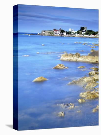 Sandycove, with James Joyce Tower Museum, Dublin, County Dublin, Republic of Ireland, Europe-Jeremy Lightfoot-Stretched Canvas