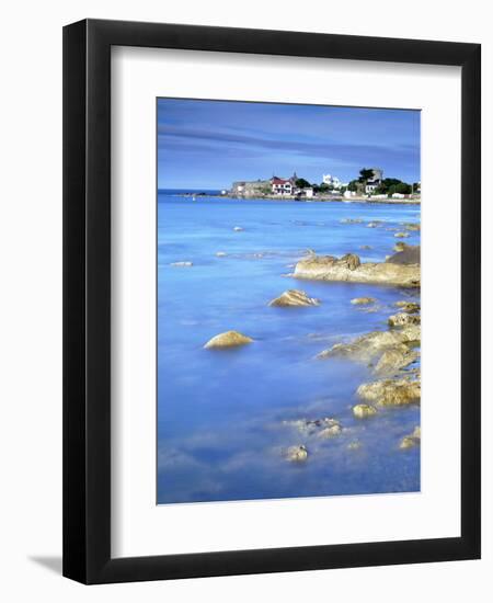 Sandycove, with James Joyce Tower Museum, Dublin, County Dublin, Republic of Ireland, Europe-Jeremy Lightfoot-Framed Photographic Print