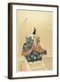 Sanemori, from the series One Hundred No Dramas , 1898-1903-Tsukioka Kogyo-Framed Giclee Print