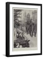 Sanger's Circus Procession Passing before the Queen at Windsor-null-Framed Giclee Print