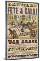 Sanger's Fete and Gala-null-Mounted Giclee Print