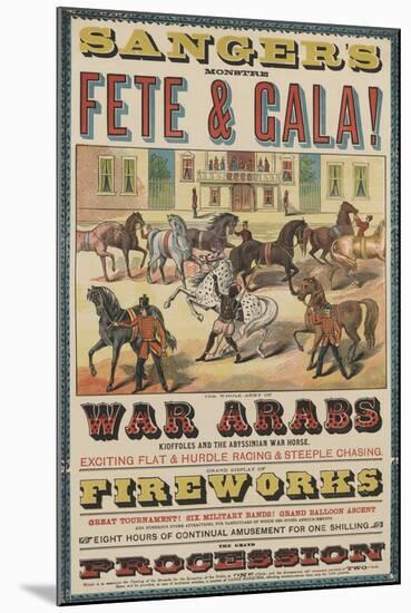 Sanger's Fete and Gala-null-Mounted Giclee Print