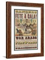 Sanger's Fete and Gala-null-Framed Giclee Print